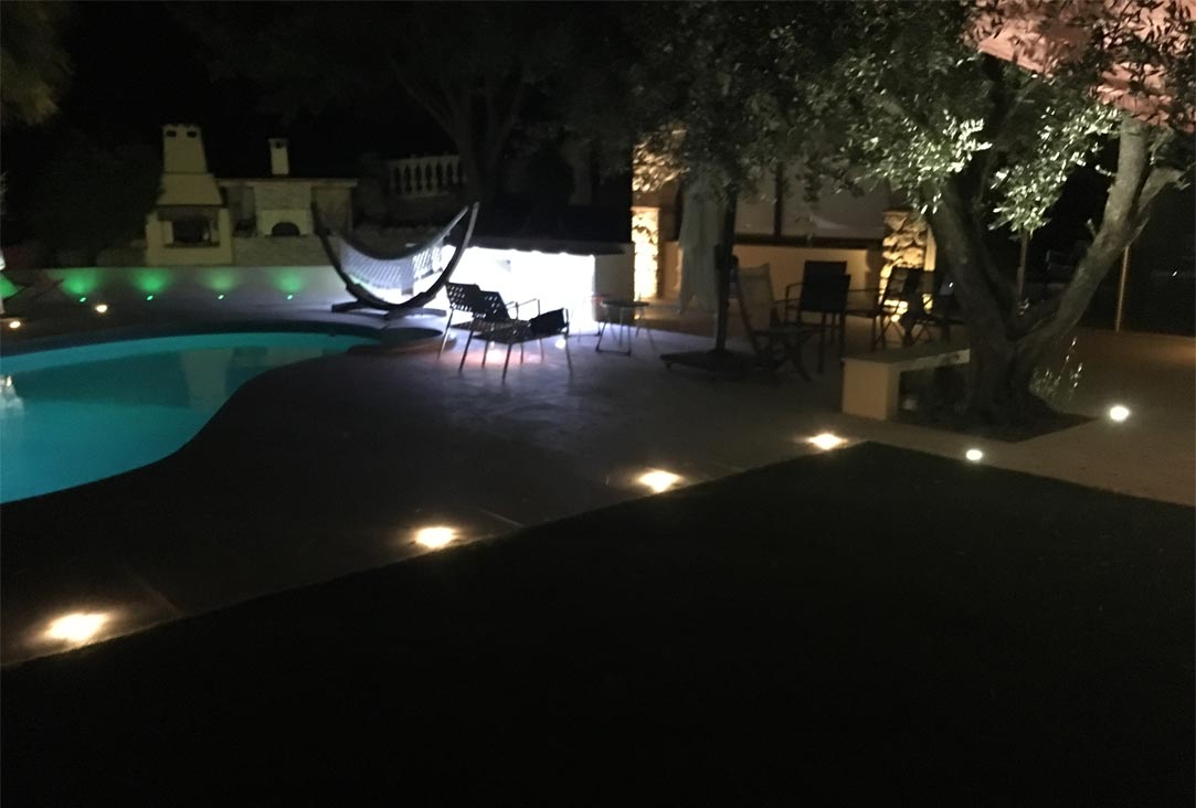 Electricien éclairage extérieur